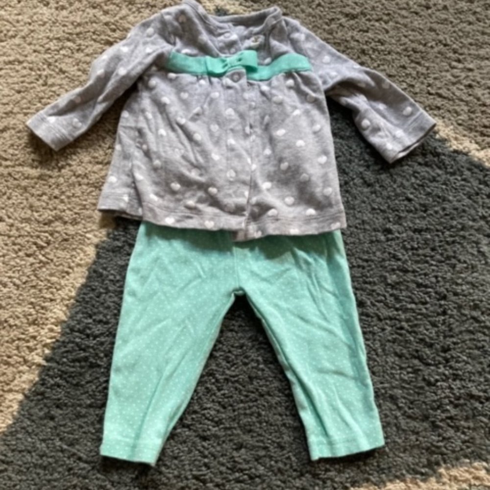 3 months girl outfit set
